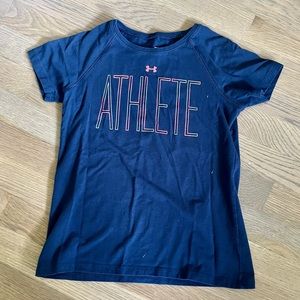 Under Armour Girls Athlete Tee Size SM (8)